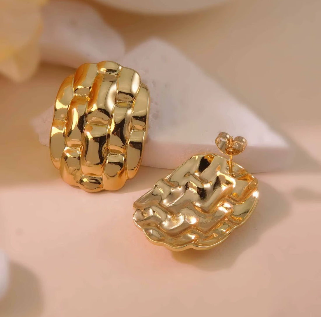 Square Braided Earrings