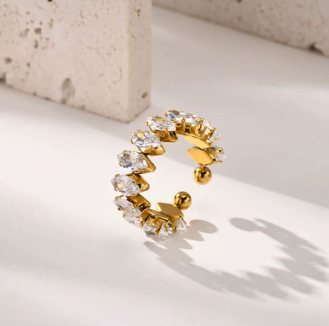 Eye Zircon Ring