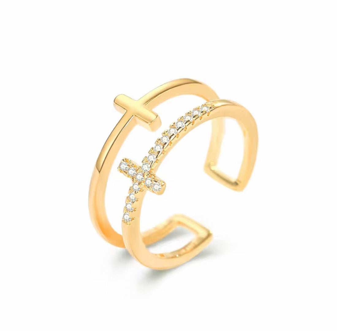 Double-Layer Cross Ring