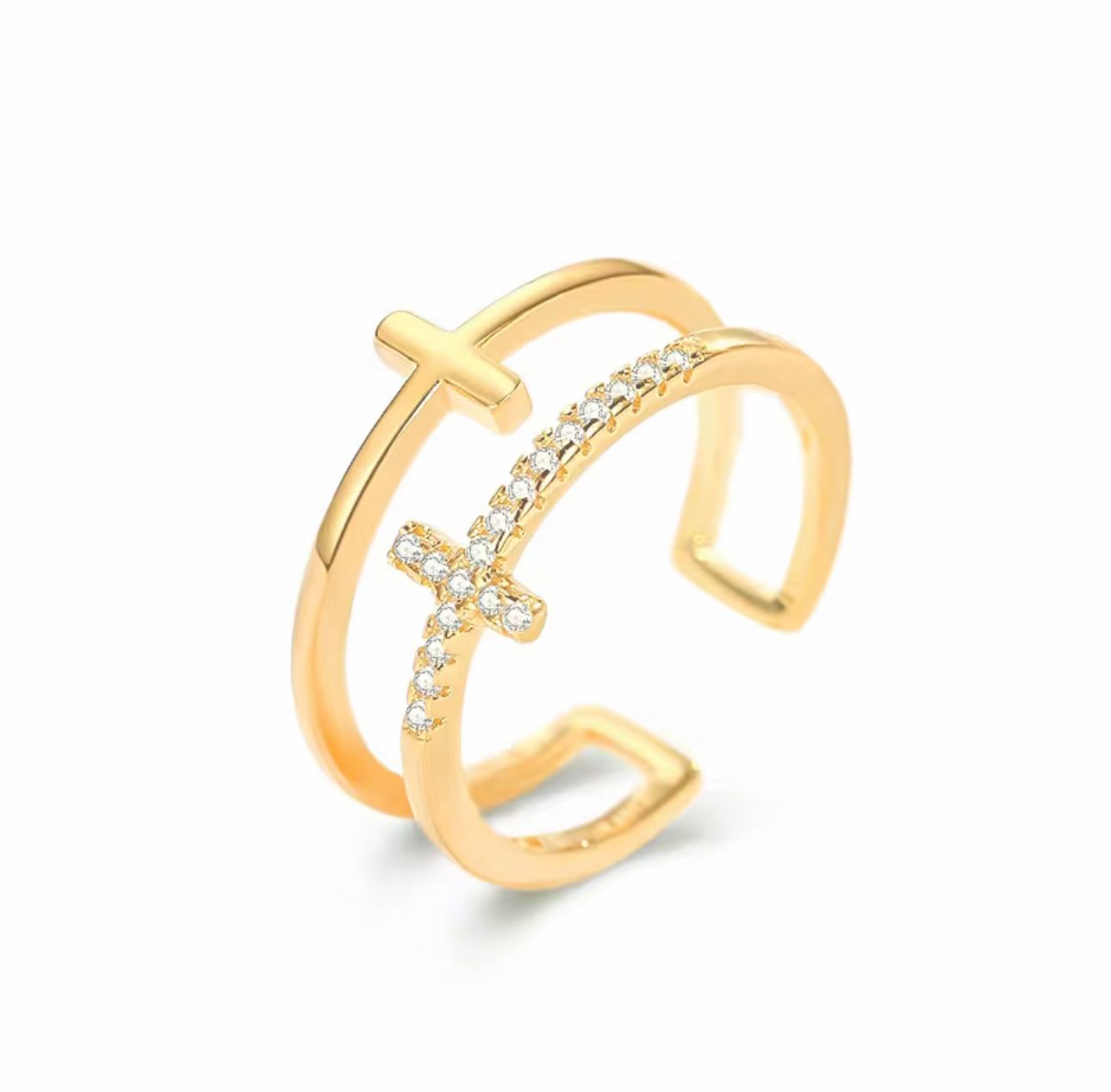 Double-Layer Cross Ring