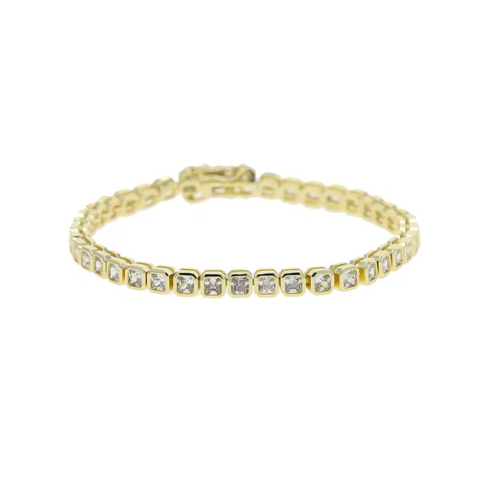 Square Tennis Bracelet