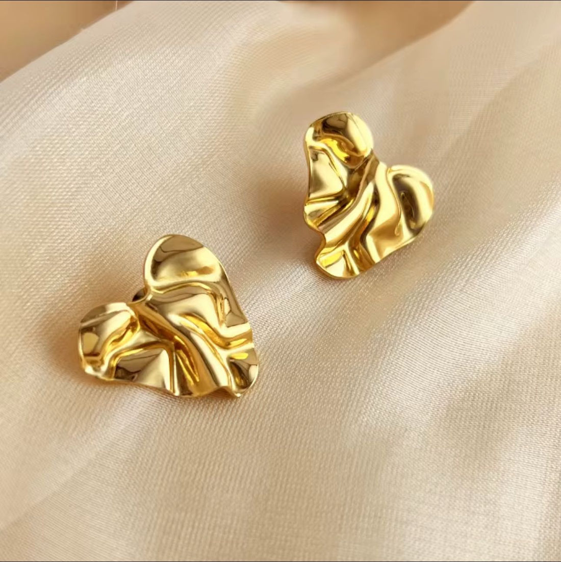 Irregular Heart Earrings