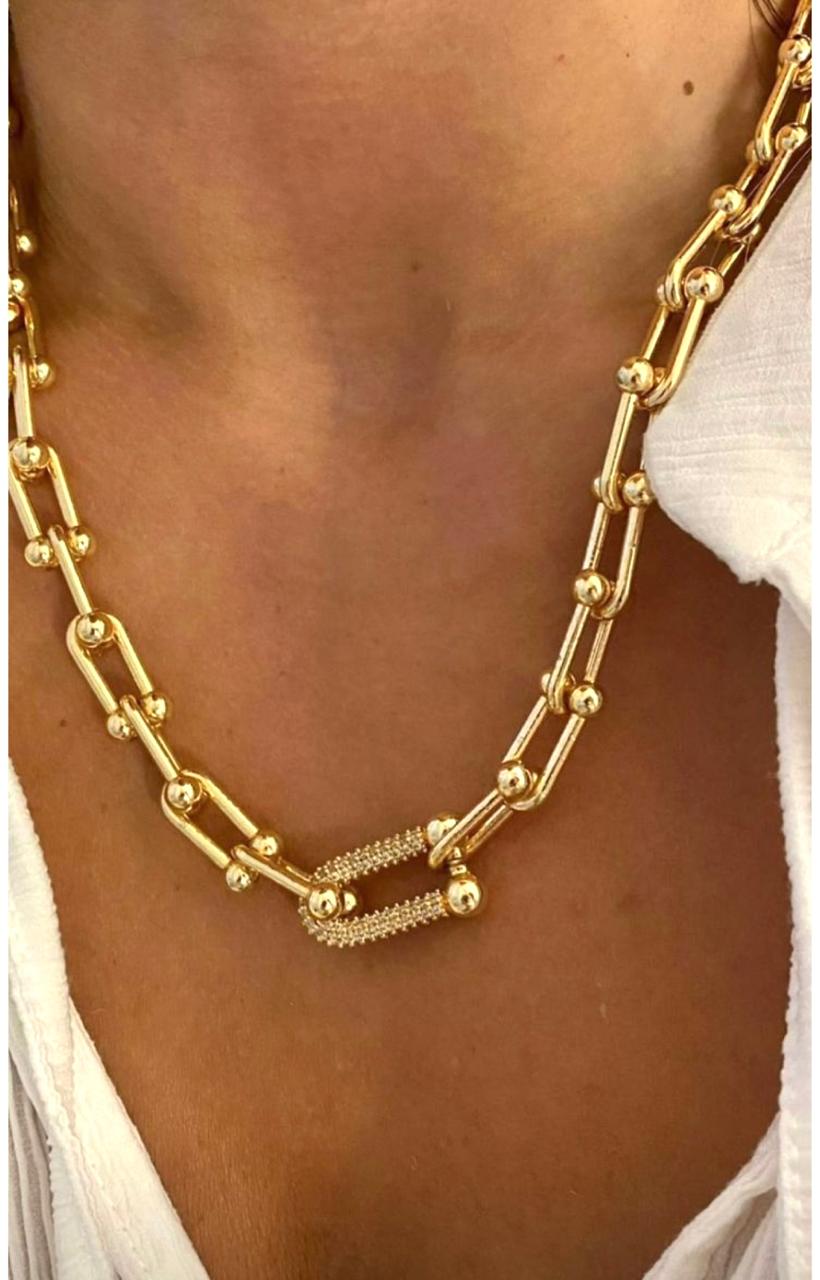 Double Lock Necklace